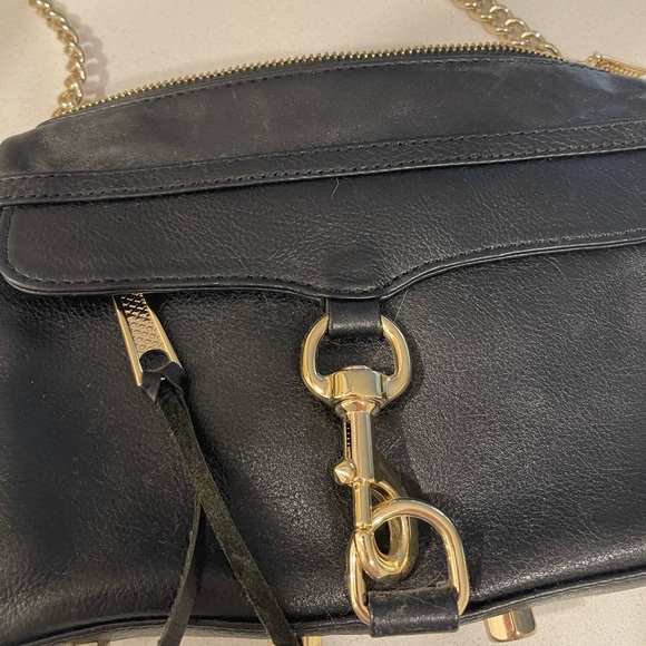 Rebecca Minkoff mini Mac in black gold - Picture 7 of 11